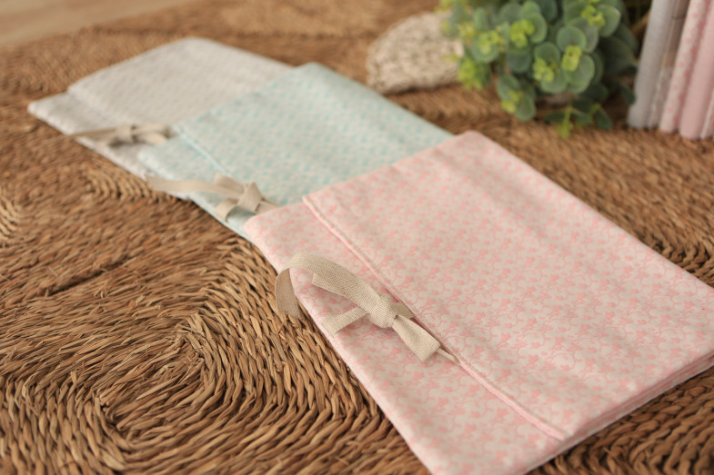 Sobre Textil con + 10 copias lustre