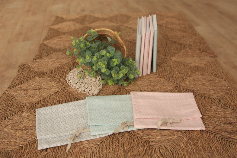 Sobre Textil con + 10 copias lustre