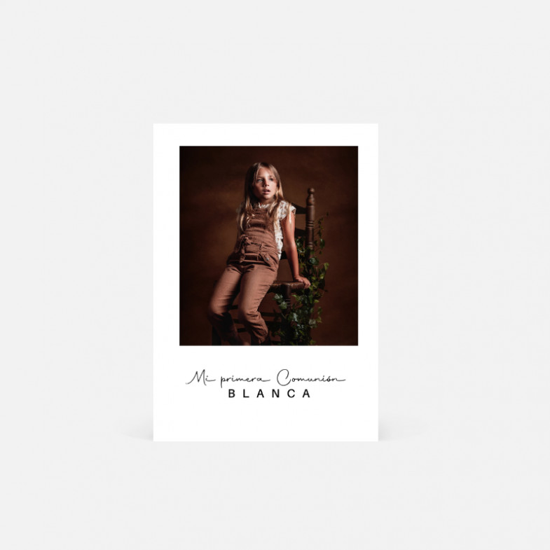 Porta Madera Polaroid