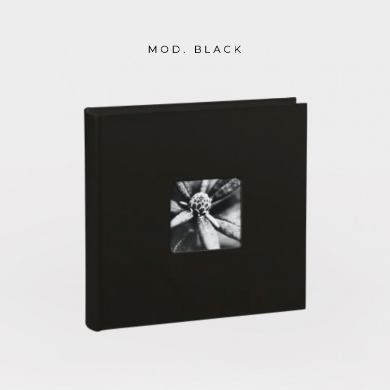 Álbum Analógico hojas negras 30x30