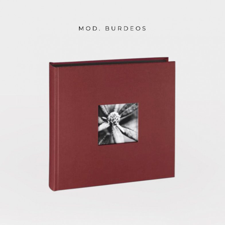 Álbum Analógico hojas negras 30x30
