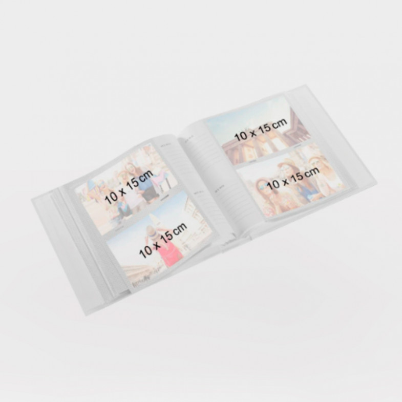 Álbum Slip-in Gris Memo 10x15