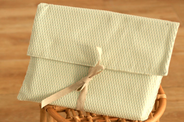 Sobre Textil con + 10 copias lustre