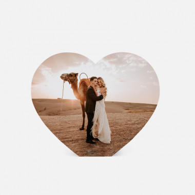 Porta Madera Corazón
