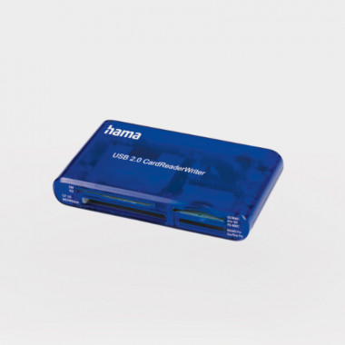 Lector Tarjetas USB 2.0 "35 en 1", azul