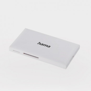 Multilector de tarjetas USB 3.0, SD / microSD / CF / MS, blanco
