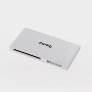 Multilector de tarjetas USB 3.0, SD / microSD / CF / MS, blanco
