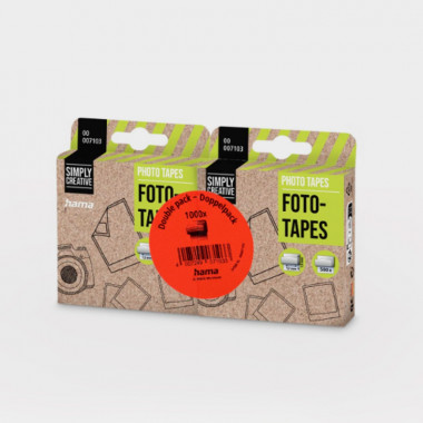Dispensador de cinta fotográfica, 2 x 500 cintas, Paquete doble