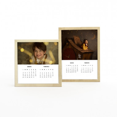 Taco Madera Calendario Navidad