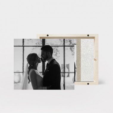 Caja Madera Imán Boda - Pack