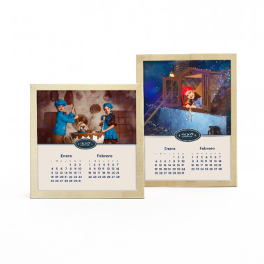 Taco Madera Calendario Navidad